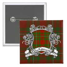 Bouclier de tartan de MacGregor Badge