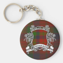 Bouclier de tartan de Robertson Porte-clés