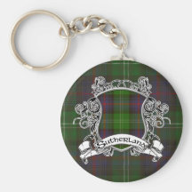 Bouclier de tartan de Sutherland Porte-clef