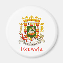 Bouclier d'Estrada de Porto Rico Aimant