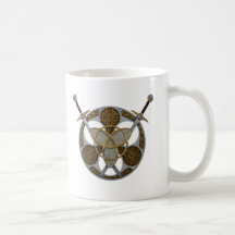 Bouclier et épées celtiques mug