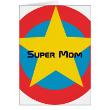 Bouclier patriotique de maman superbe cartes