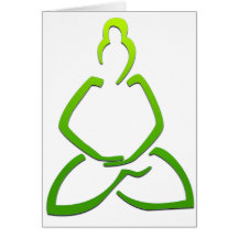 Bouddha de prière carte