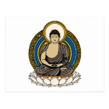 Bouddha Dhyana Mudra Carte Postale
