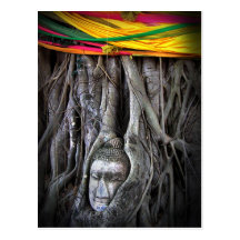 Bouddha et la photographie de la Thaïlande de boud Cartes Postales