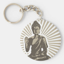 Bouddha rayonne Keychain Porte-clés