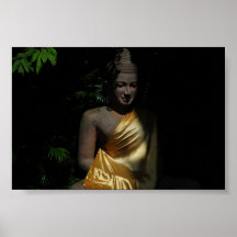 Bouddha s'asseyant cambodgien posters