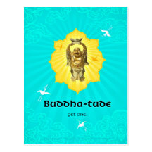 Bouddha-tude (carte postale)