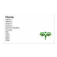 Bouddha vert Eyes.png Carte De Visite