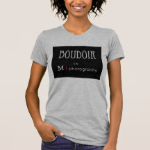 Boudoir by M | photography ladies' tshirt
