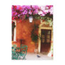Bougainvillea growing outside a house, Mykonos, Gr Postcards
