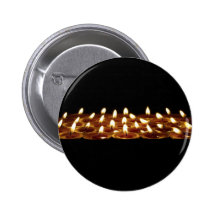 Bougies noires badges avec agrafe