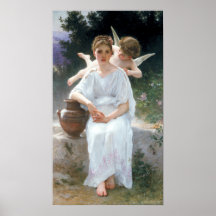 Bouguereau - Chuchotements de Amour Posters