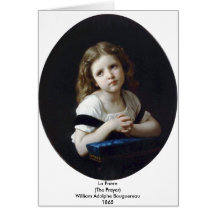 Bouguereau - La Prière Greeting Card