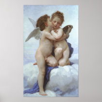 Bouguereau - L'Amour et Psyché, Enfants Print