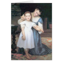 Bouguereau - Le Coquillage Carte De Vœux