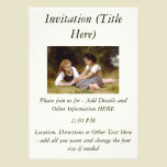 Bouguereau's 1882 The Nut Gatherers  Les noisettes invitations