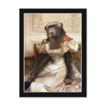 Bouguereau's Chimp in Gown Postcards