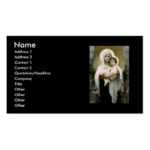 Bouguereau's The Madonna of the Roses (1903) Business Card Templates