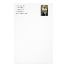 Bouguereau's The Madonna of the Roses (1903) Customized Stationery