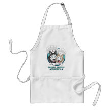 Boulangerie enrouée heureuse - tablier de boulange