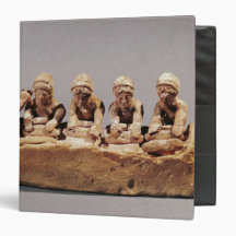 Boulangers malaxant la pâte chez Thebes