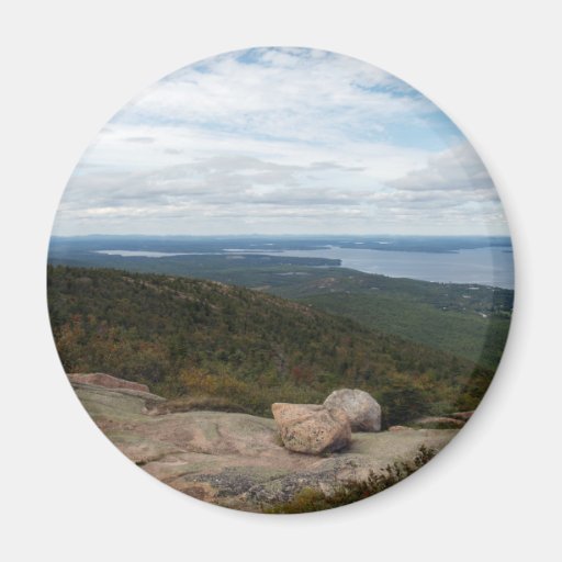 Boulders On Cadillac Mountain Refrigerator Magnets