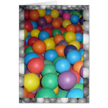 Boule 4 d'anniversaire carte