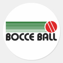 Boule de Bocce Autocollants Ronds