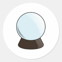 Boule de cristal autocollant