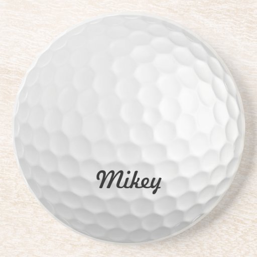 Boule de golf personnalisable dessous de verres