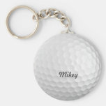 Boule de golf personnalisable porte-clef