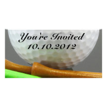 Boule de golf photocarte