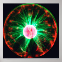 Boule de plasma posters