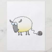boule drôle de bande dessinée de moutons copiée pa prospectus personnalisés
