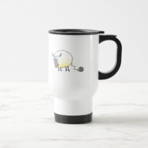 boule drôle de bande dessinée de moutons copiée pa tasse