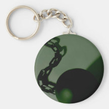 BOULE ET CHAÎNE PORTE-CLEFS