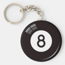 Boule huit porte-clef