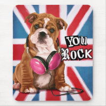 Bouledogue anglais tapis de souris