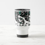 BOULES VERTES ET NOIRES TASSES À CAFÉ