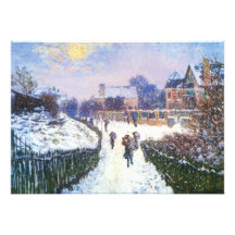 Boulevard Saint Denis Argenteuil by Claude Monet Invite