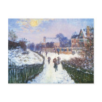 Boulevard Saint Denis Argenteuil by Claude Monet Post Cards