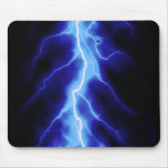 boulon de foudre bleu tapis de souris