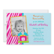 Bounce House Birthday invitation