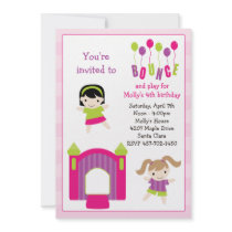 Bounce House Birthday Party Invitation