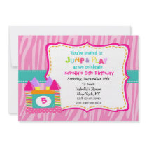 Bounce House Bounce Castle Birthday Invitations