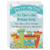 Bounce House Party Invitation