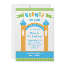 Bounce House Party Invitations