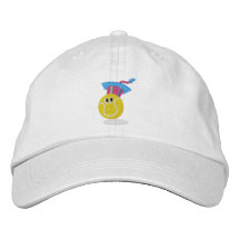 Bouncee™ smiling tennis ball_student of the game embroidered baseball cap