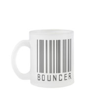Bouncer Bar Code Coffee Mugs